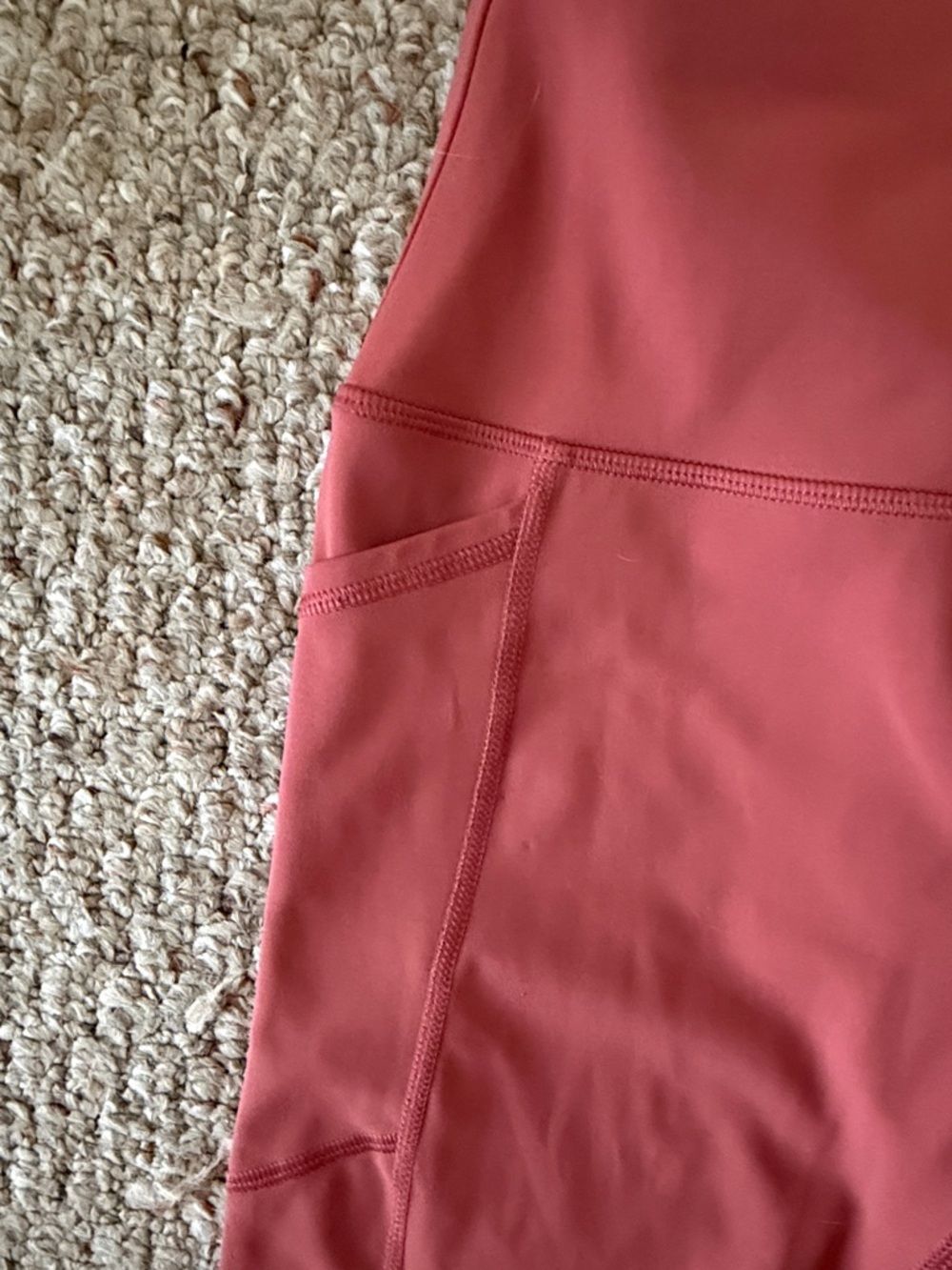 RBX Women's Rust Pink High-Rise Performance Leggings - Picture 3 of 4